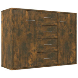 Vidaxl Sideboard Smoked Oak 88X30X65 Cm Engineered Wood - thumbnail 1