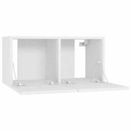 Berkfield Hanging Tv Cabinets 2 Pcs White 60X30X30 Cm - thumbnail 6