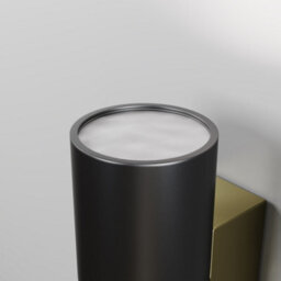 Luminosa Lighting Luminosa Bowery Outdoor Up Down Wall Lamp Black, Brass Ip54 2Xgu10 - thumbnail 2