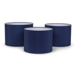 Valuelights Torbery Set Of 3 Navy Nesting Ceiling Light Shades And Bulbs (D)30Cm - thumbnail 6
