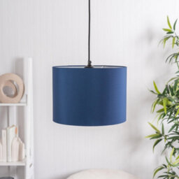 Valuelights Torbery Set Of 3 Navy Nesting Ceiling Light Shades And Bulbs (D)30Cm - thumbnail 5