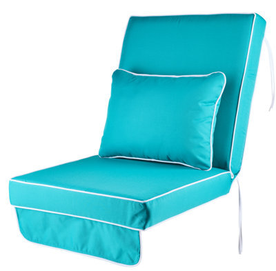 Alfresia Replacement Teal Luxury Swing Seat Cushion With Luxury Thick Foam Filling - image 1