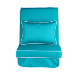 Alfresia Replacement Teal Luxury Swing Seat Cushion With Luxury Thick Foam Filling - thumbnail 2