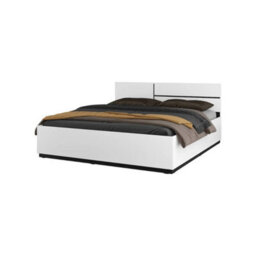 Arte Kross Eu Super King Bed Frame In Crisp White - 180X200Cm Luxurious Sleep Solution With Dual Headboard Options - thumbnail 1
