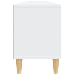 Berkfield Classic Tv Cabinet White 150X30X44.5 Cm Engineered Wood - thumbnail 8