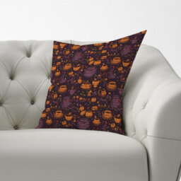 Warren Reed Designer Wicked Witches Bubbling Cauldrons Cushions 33Cm X 48Cm - thumbnail 2
