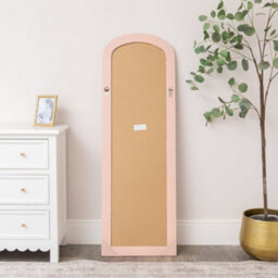 Melody Maison Full Length Pale Pink Leaner & Wall Mirror - 47Cm X 142Cm - thumbnail 6