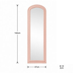 Melody Maison Full Length Pale Pink Leaner & Wall Mirror - 47Cm X 142Cm - thumbnail 7