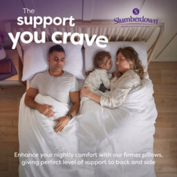 Slumberdown Comfy Cotton Firm Support 4 Pack Pillows - thumbnail 5
