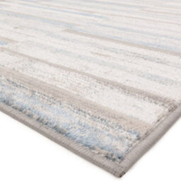 The Rug Edit Ritz Metallic Stripe Blue Living Room Rug - 200X275Cm - thumbnail 5