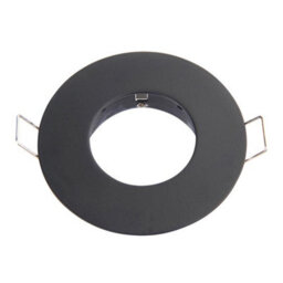 Luminosa Lighting Luminosa Speculo Bathroom Recessed Fixed Matt Black Paint & Clear Glass Ip65 - thumbnail 2