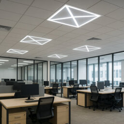 Brightex LED Brightex,pack Of 5 Led Panel Light Diamond 600X600mm 72W 7200Lm Recessed Suspended Ceiling Tile Cool White Office Light - thumbnail 6