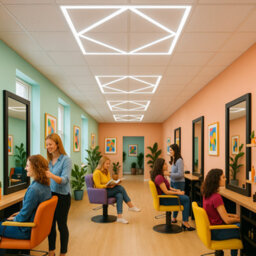 Brightex LED Brightex,pack Of 5 Led Panel Light Diamond 600X600mm 72W 7200Lm Recessed Suspended Ceiling Tile Cool White Office Light - thumbnail 5