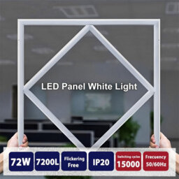 Brightex LED Brightex,pack Of 5 Led Panel Light Diamond 600X600mm 72W 7200Lm Recessed Suspended Ceiling Tile Cool White Office Light - thumbnail 4