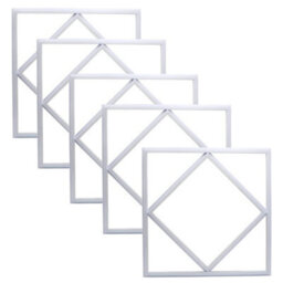 Brightex LED Brightex,pack Of 5 Led Panel Light Diamond 600X600mm 72W 7200Lm Recessed Suspended Ceiling Tile Cool White Office Light - thumbnail 1