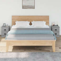 Berkfield Bedside Cabinets 2 Pcs Concrete Grey 39X39X47.5 Cm Engineered Wood - thumbnail 3