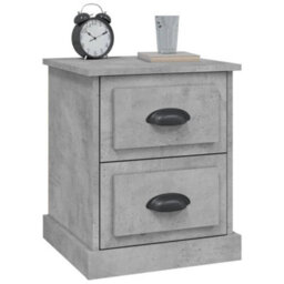 Berkfield Bedside Cabinets 2 Pcs Concrete Grey 39X39X47.5 Cm Engineered Wood - thumbnail 5