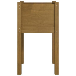 Berkfield Durable Garden Planter Honey Brown 40X40X70 Cm Solid Pinewood - thumbnail 4