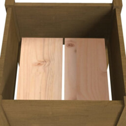 Berkfield Durable Garden Planter Honey Brown 40X40X70 Cm Solid Pinewood - thumbnail 5