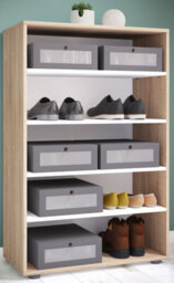 Vcm Large Shoe Cabinet Shoe Rack Lona 5 - thumbnail 3