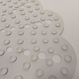 Showerdrape Petal White 740 X 360mm Anti-Slip Bath Mat - thumbnail 2