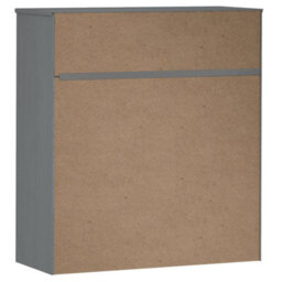 Berkfield Top For Highboard Molde Grey 90X35X100 Cm Solid Wood Pine - thumbnail 7