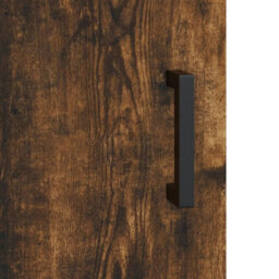 Berkfield Highboard Smoked Oak 69.5X31X115 Cm Engineered Wood - thumbnail 9