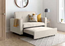 Bedmaster Troy Natural 2 Seater Sofa Bed - thumbnail 1