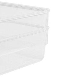 Thehotsale Set Of 6 Transparent Desktop Organisers Drawer Organisers - thumbnail 5