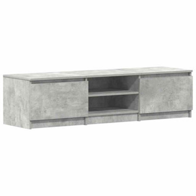Berkfield Classic Tv Cabinet Concrete Grey 140X40X35.5 Cm Engineered Wood - image 1