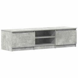 Berkfield Classic Tv Cabinet Concrete Grey 140X40X35.5 Cm Engineered Wood - thumbnail 1
