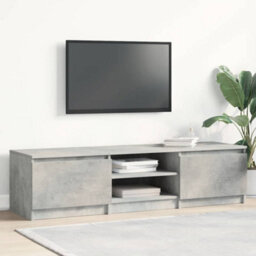 Berkfield Classic Tv Cabinet Concrete Grey 140X40X35.5 Cm Engineered Wood - thumbnail 2