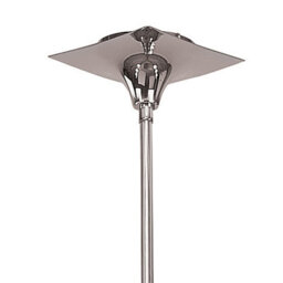 Luminosa Lighting Luminosa Holland Telescopic Pendant 9 Light G9, Polished Chrome/wenge - thumbnail 3