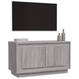 Berkfield Tv Cabinet Grey Sonoma 80X35X45 Cm Engineered Wood - thumbnail 4