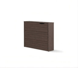 Arte Bed Concept Oak Dunin Convertible Hidden Desk 115Cm - Left-Hand Folding Home Office Desk - thumbnail 3