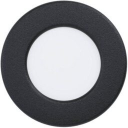 Loops Sleek Modern Black Led Ceiling Light For Indoor Spaces - Stylish Semi-Flush Fixture - thumbnail 1