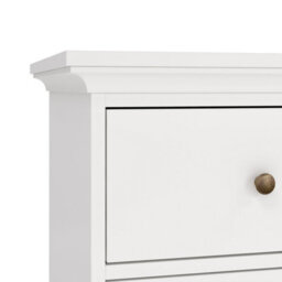 Furniture To Go Paris Chest Of 6 Drawers In White - thumbnail 9