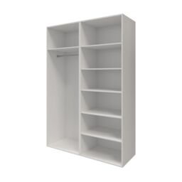 GoodHome Atomia Matt White Particle Board Wardrobe (H)2250mm (W)1500mm (D)655mm - thumbnail 3