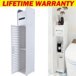 Floor Standing Waterproof Tall Bathroom Storage Cabinet