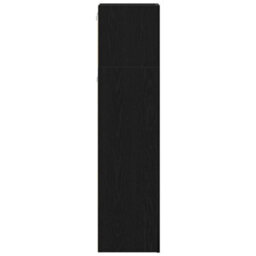 Berkfield 3 Piece Tv Cabinet Set In Black Oak, Made From Engineered Wood. - thumbnail 6