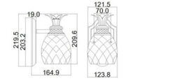 Elstead Plantation 1 Light Outdoor Dome Wall Light Pearl Bronze Ip44, G9 - thumbnail 2