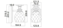 Elstead Plantation 1 Light Outdoor Dome Wall Light Pearl Bronze Ip44, G9 - thumbnail 3