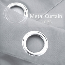 Luxury Living Voile Ringtop Eyelet Curtain Voile Net Panels - thumbnail 2