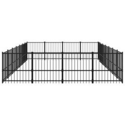 Walplus Outdoor Dog Kennel Steel 26.35 M² - thumbnail 4