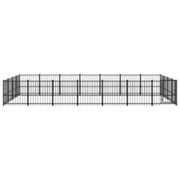 Walplus Outdoor Dog Kennel Steel 26.35 M² - thumbnail 3