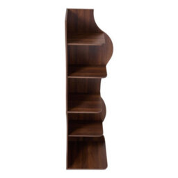5 Tier Corner Shelf Display Bookcase Freestanding Storage Unit Home Furniture - thumbnail 3