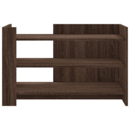 Berkfield Coffee Table Brown Oak 80X50X50 Cm Engineered Wood - thumbnail 4