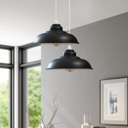 Pendant Ceiling Light Shade, Retro Kitchen Ceiling Lights Vintage Metal Loft Bar Hanging Chandelier Lighting Rustic Lamp Shade - thumbnail 3