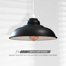 Pendant Ceiling Light Shade, Retro Kitchen Ceiling Lights Vintage Metal Loft Bar Hanging Chandelier Lighting Rustic Lamp Shade - thumbnail 6