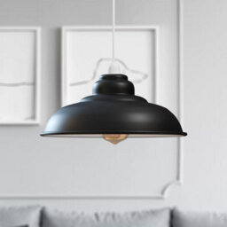 Pendant Ceiling Light Shade, Retro Kitchen Ceiling Lights Vintage Metal Loft Bar Hanging Chandelier Lighting Rustic Lamp Shade - thumbnail 4
